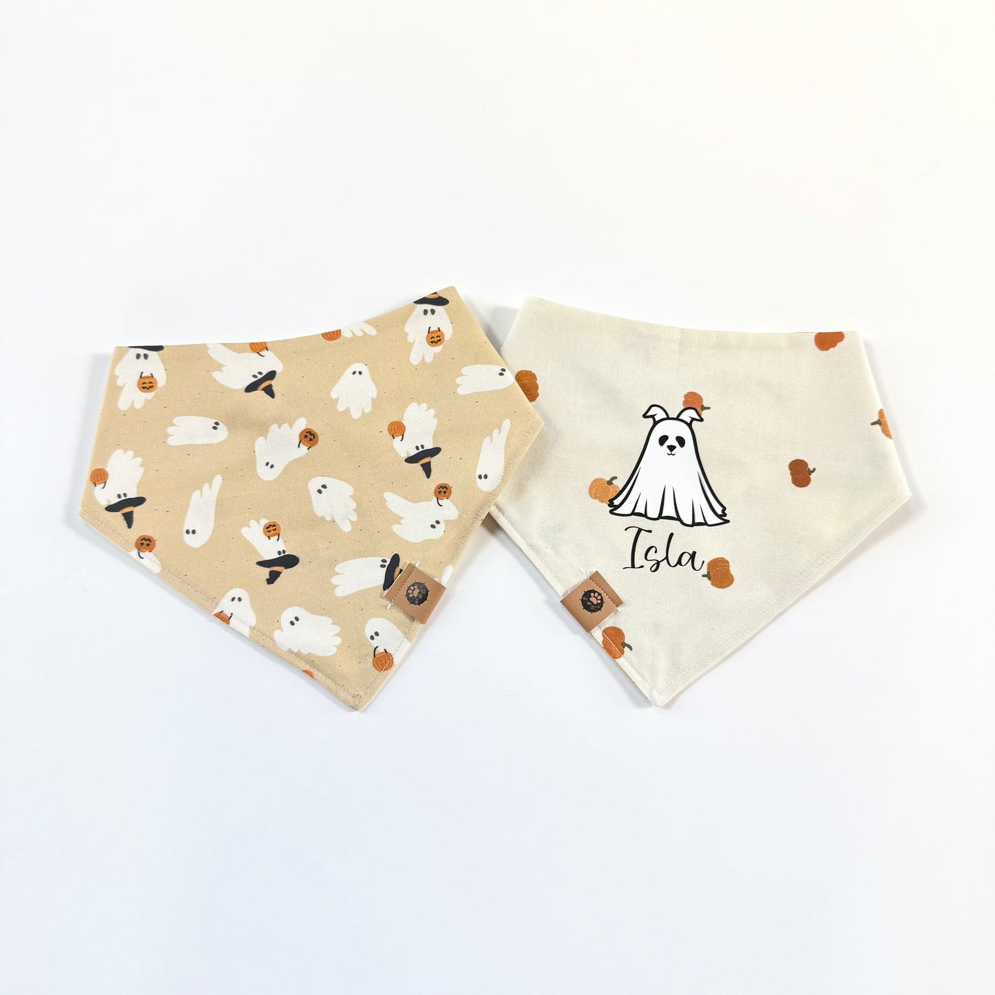 Ghost Pup Reversible Custom Bandana