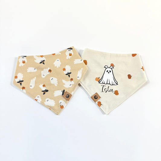 Ghost Pup Reversible Custom Bandana