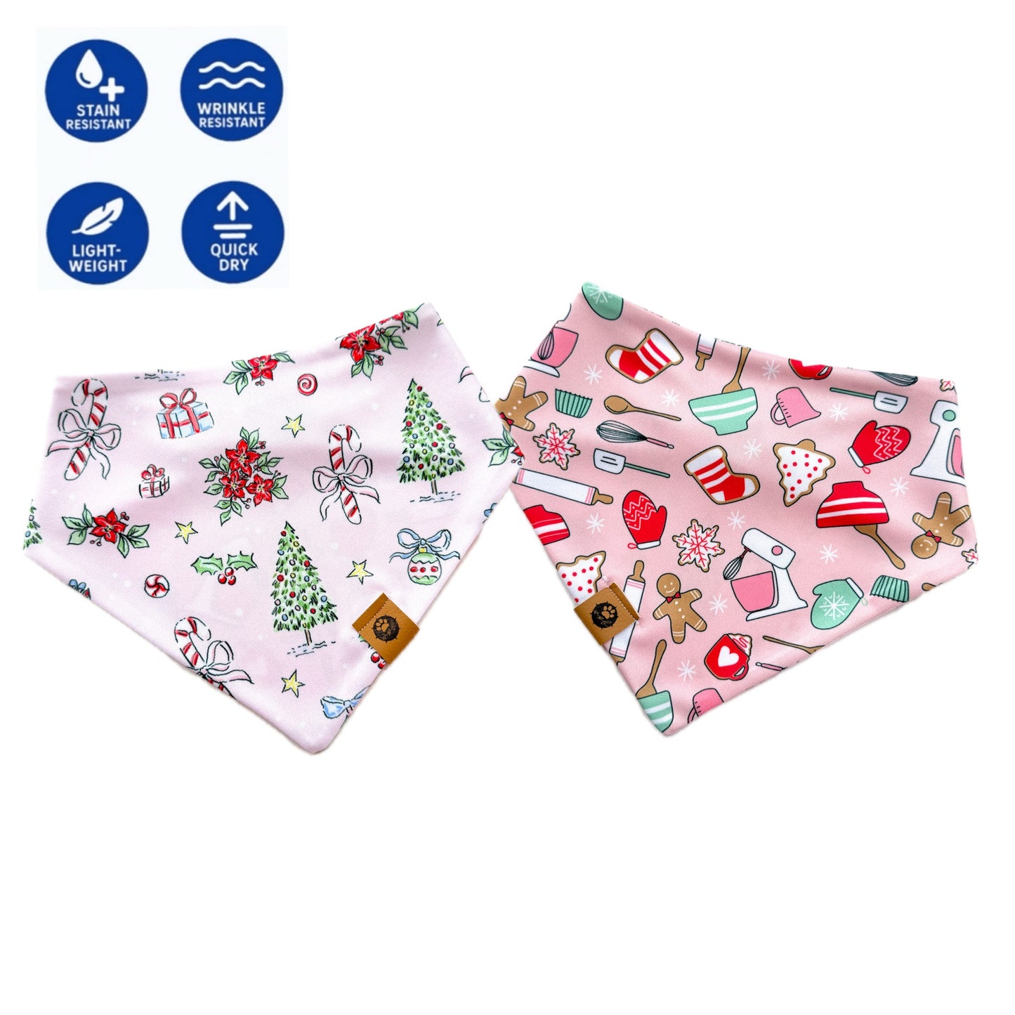 A Merry Pink Christmas Reversible Adventure Proof Style Bandana