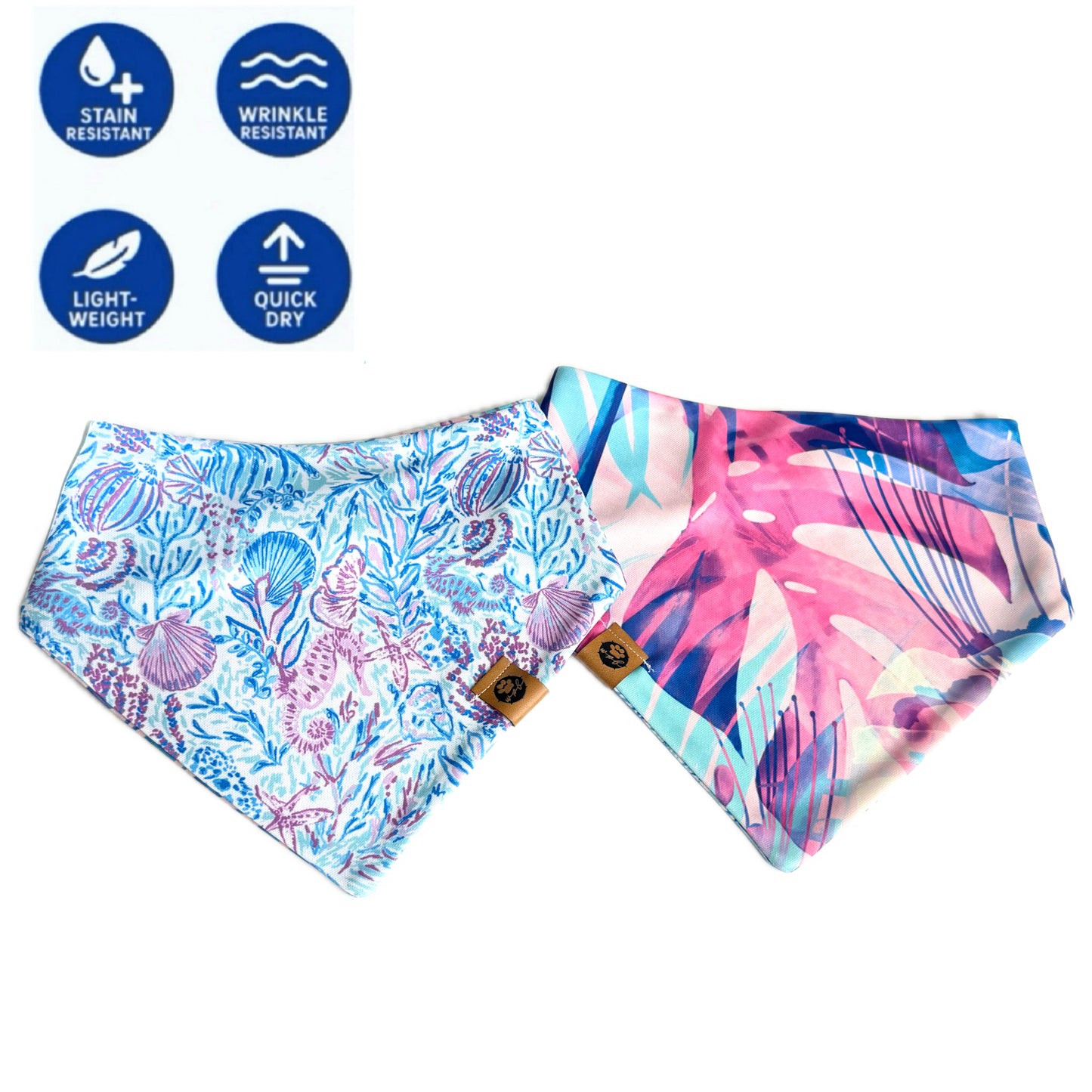 Tropical Sea Garden Wander Proof Bandana