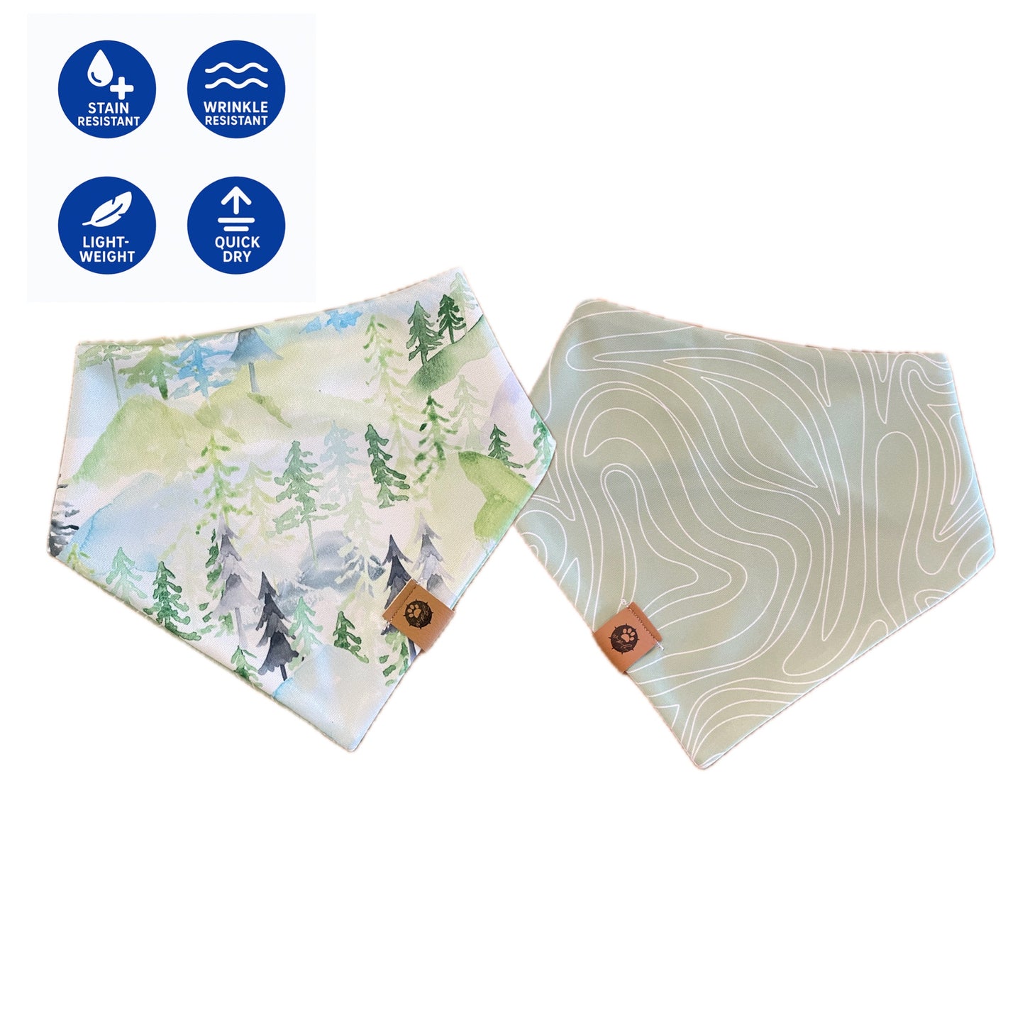 Summer Forest Reversible Adventure Bandana
