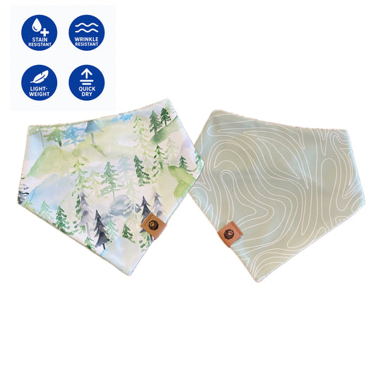 Summer Forest Reversible Adventure Bandana