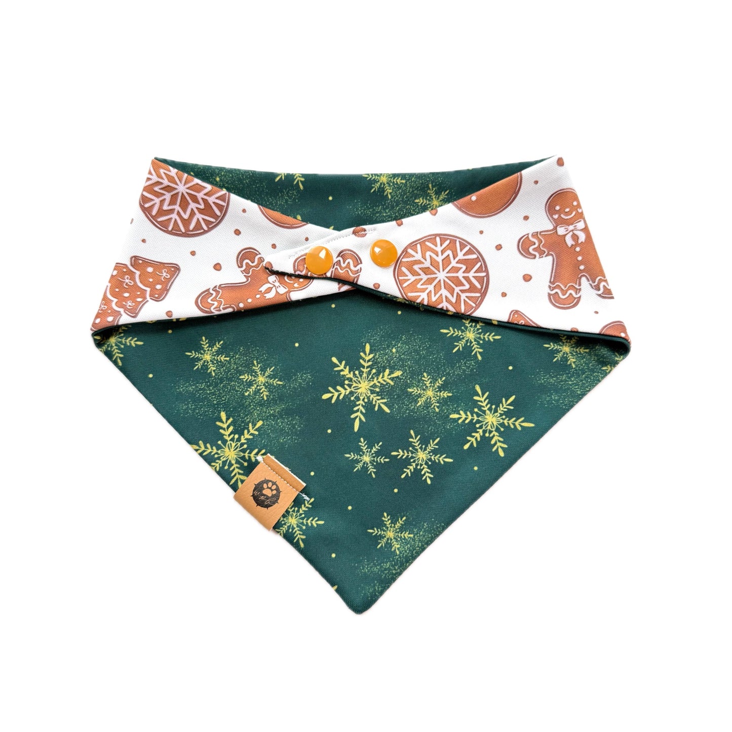 Gingerbread Dreams Reversible Adventure Proof Style Bandana