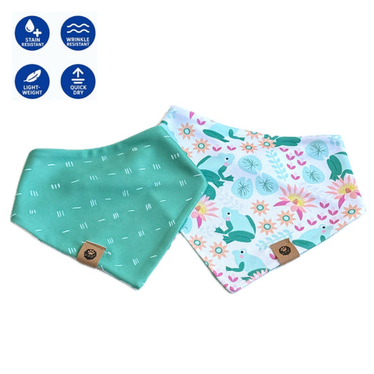 Lilypad Pup Reversible Wander Proof Bandana