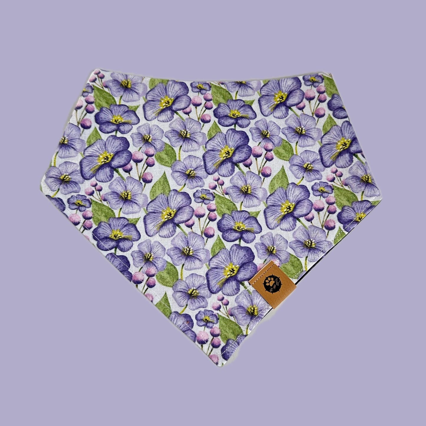 Midnight Floral Reversible Bandana