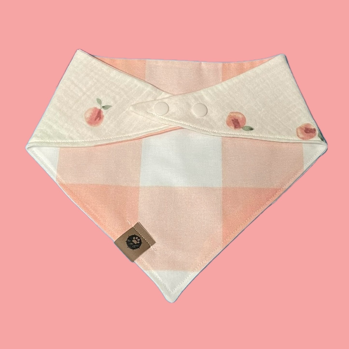 Peaches Reversible Delicate Bandana