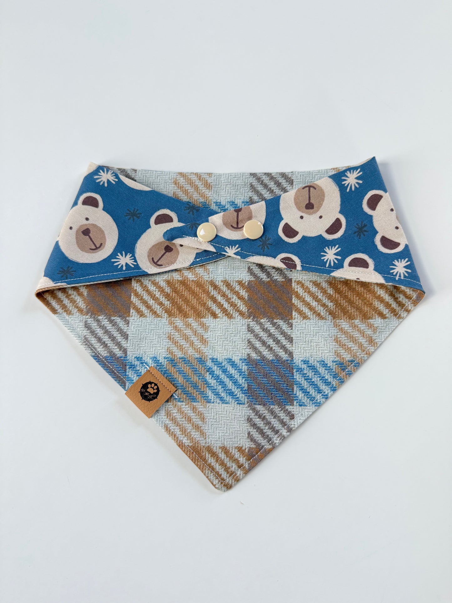 Beary Cozy Reversible Bandana