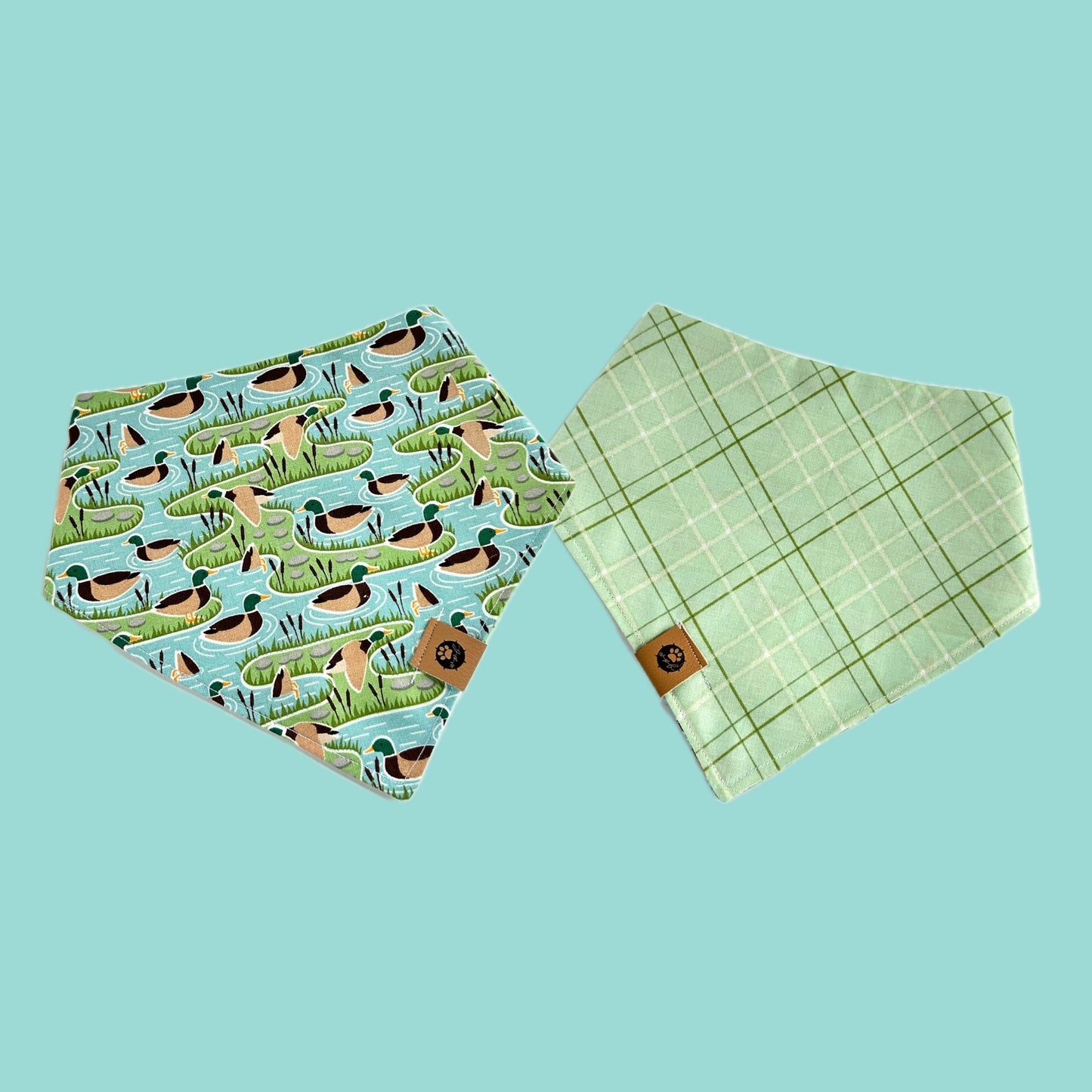 Spring Pond Reversible Bandana