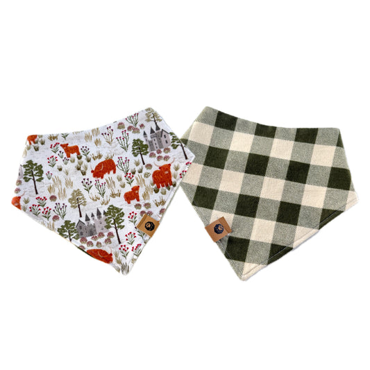 Highlands Flannel Reversible Bandana