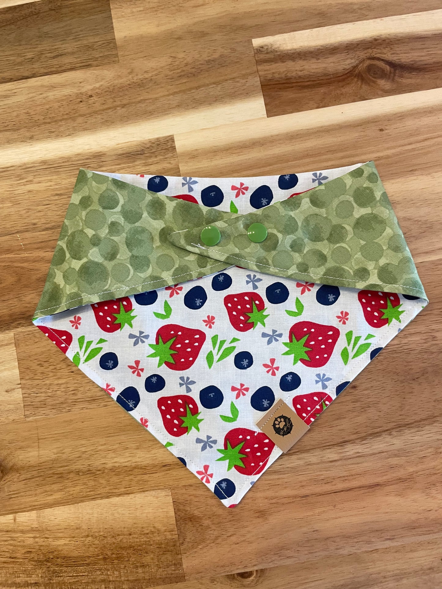 Berry Picnic Reversible Bandana