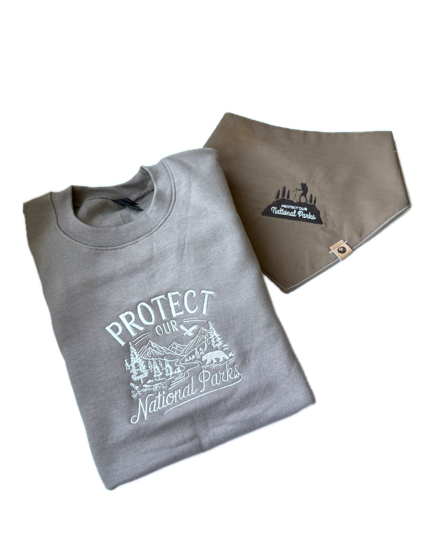 Protect Our Parks Embroidered T-Shirt or Crewneck