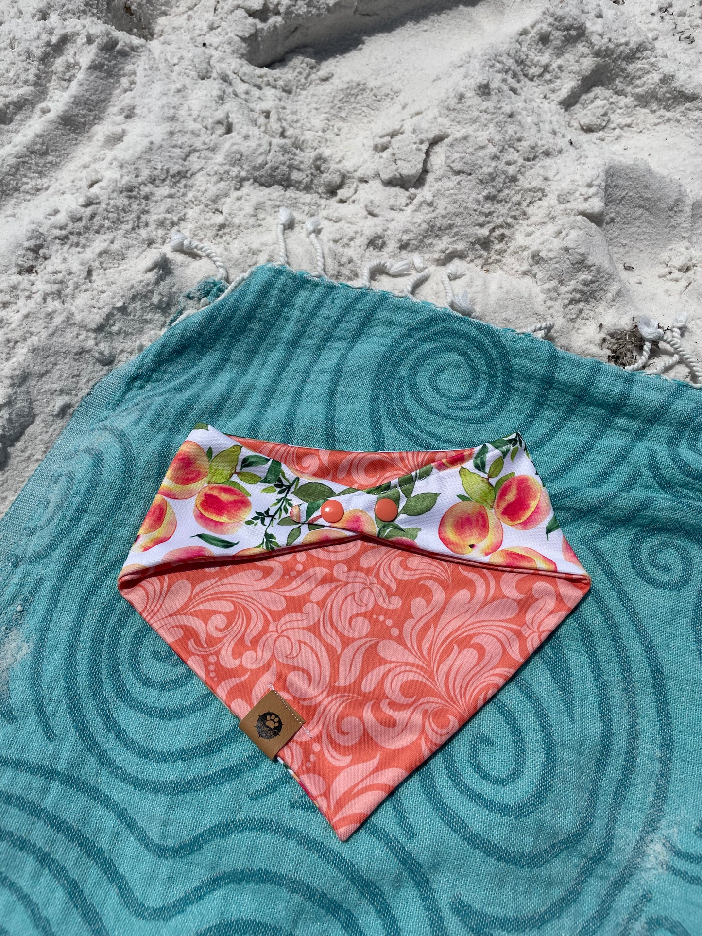 Just Peachy Reversible Adventure Bandana