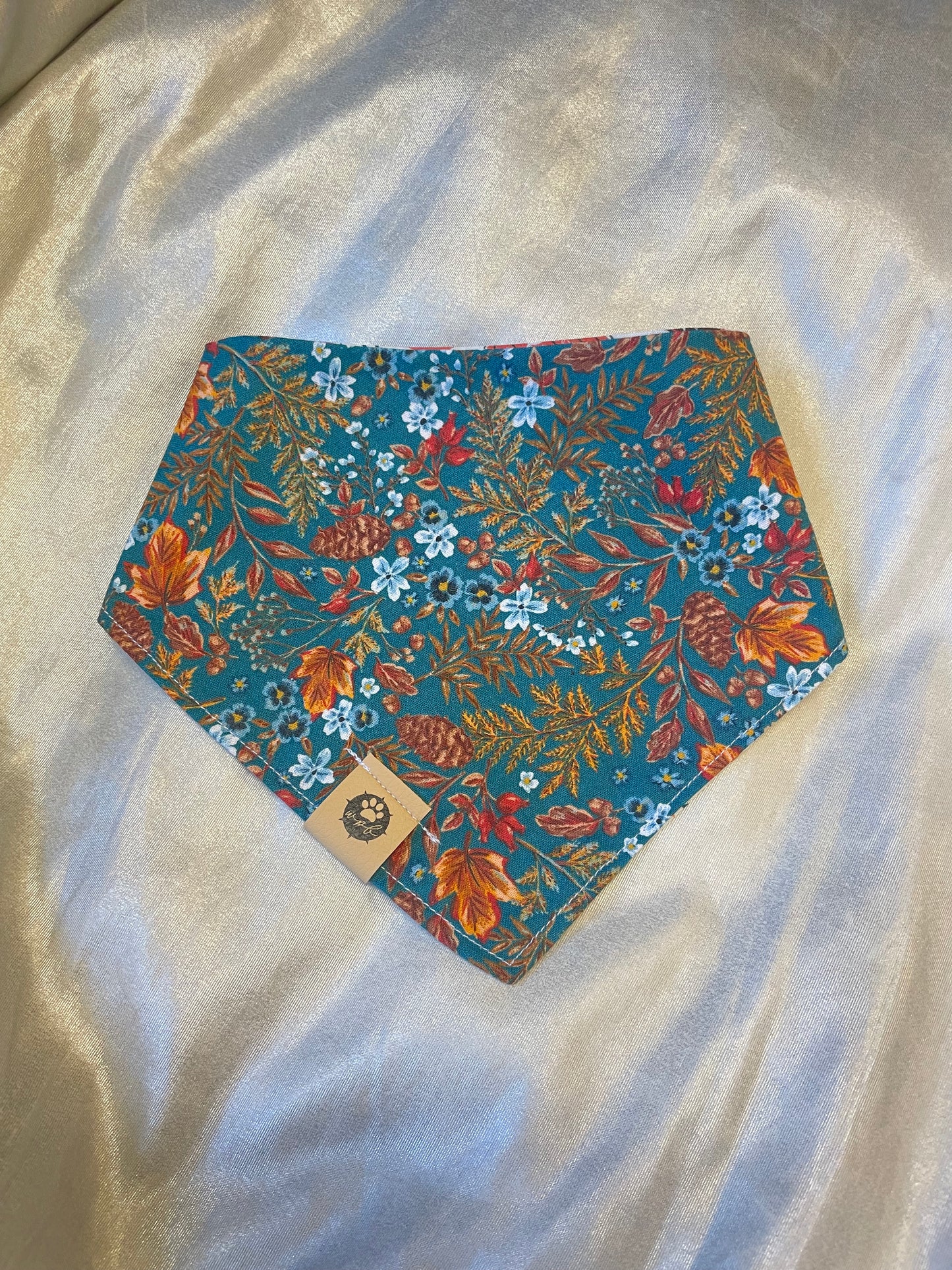 Pumpkin Spice Reversible Bandana