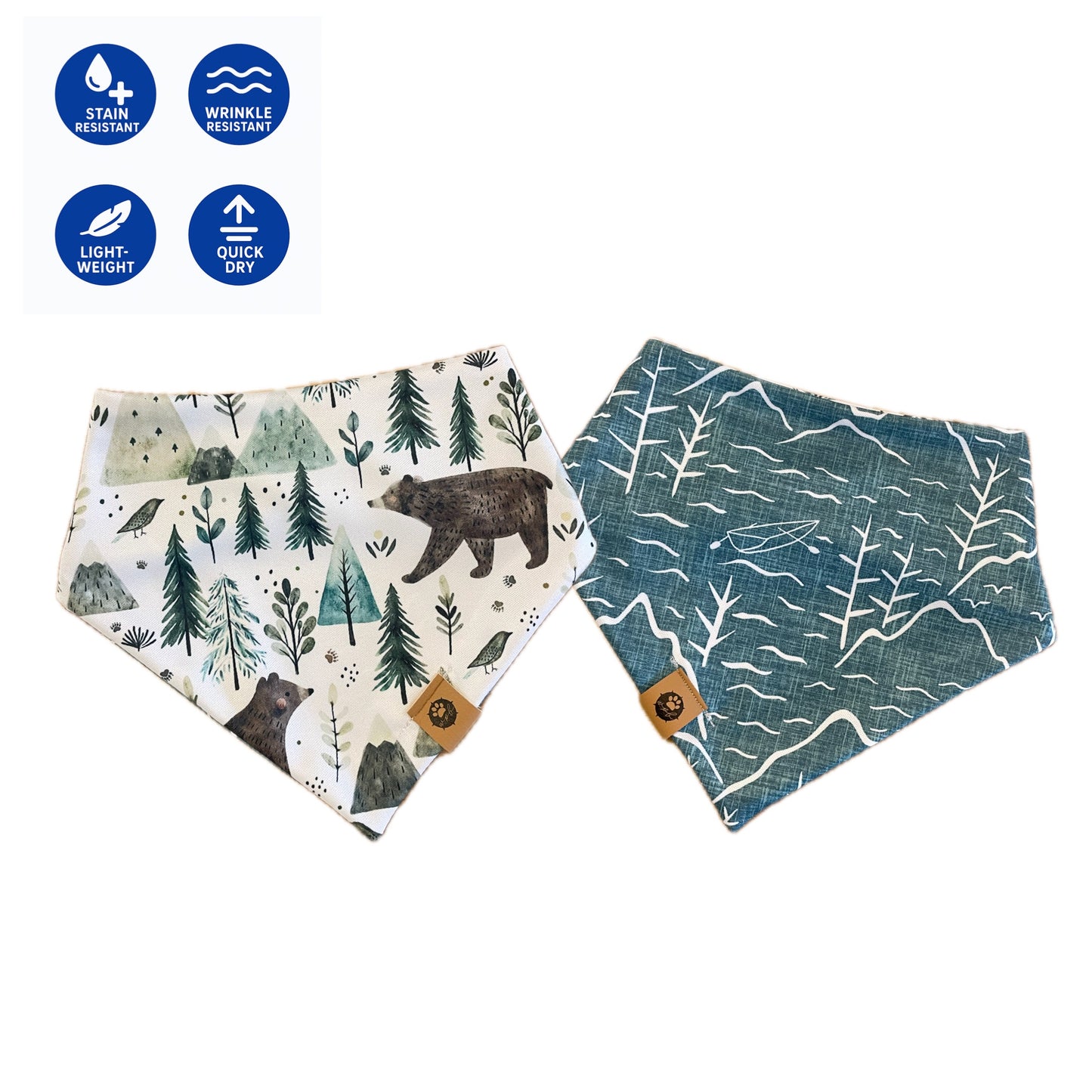 Hiking Pup Reversible Adventure Bandana