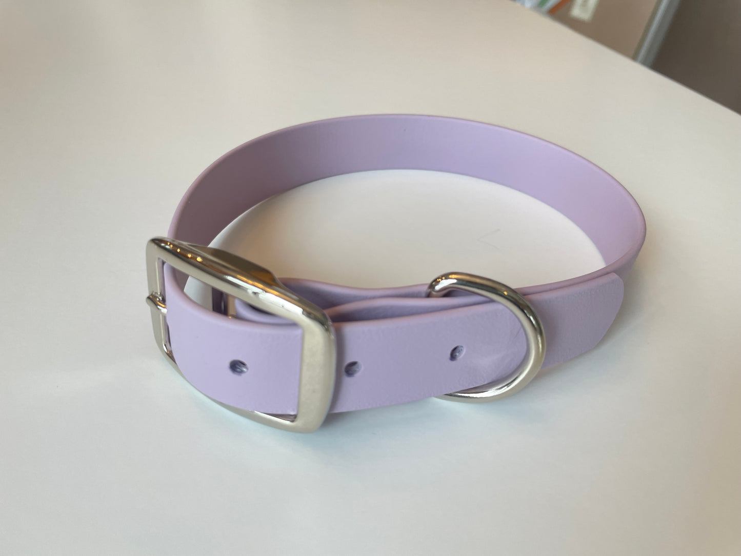 Lavender Biothane Dog Collar