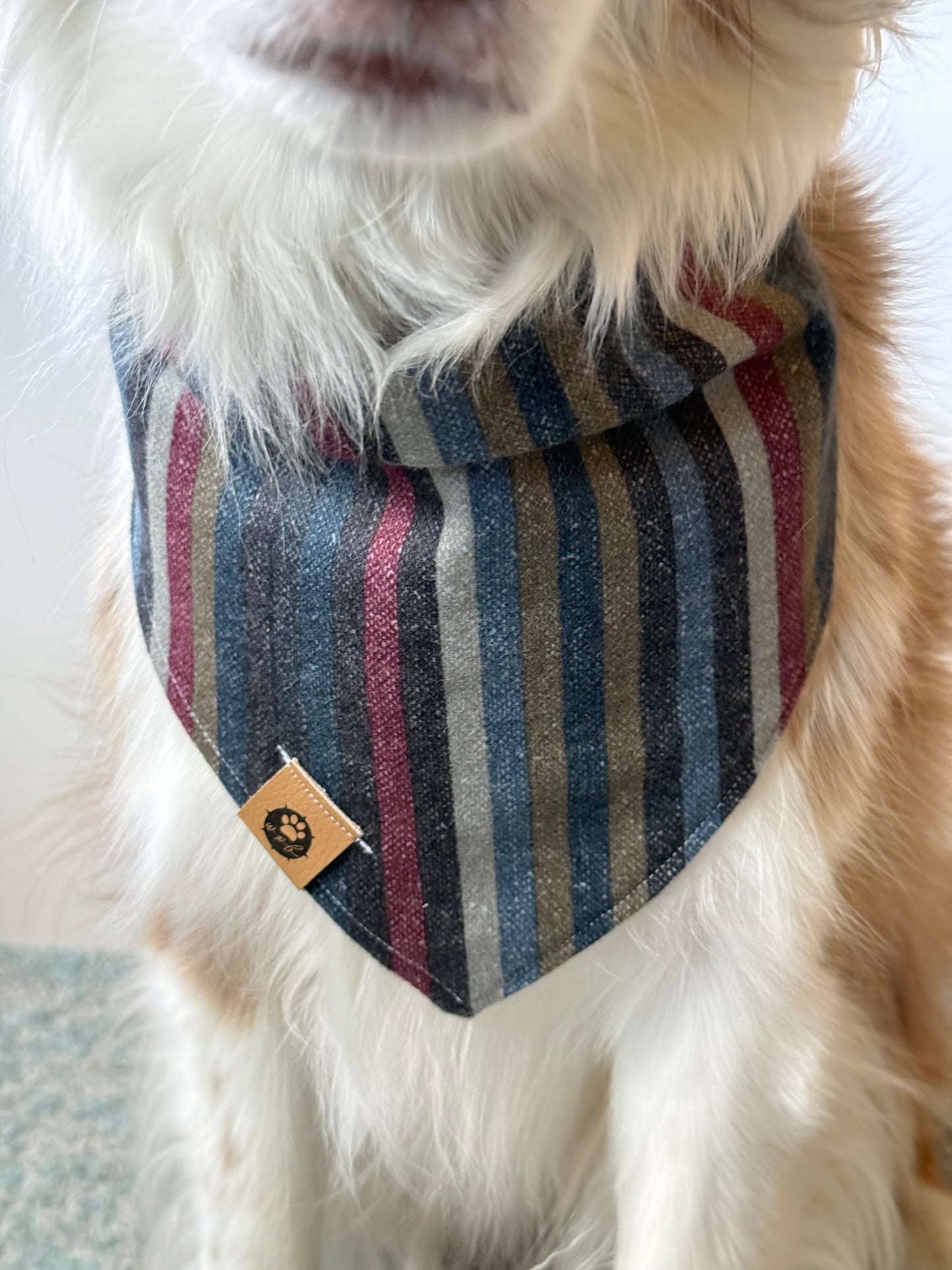 Aztec Flannel Reversible Bandana