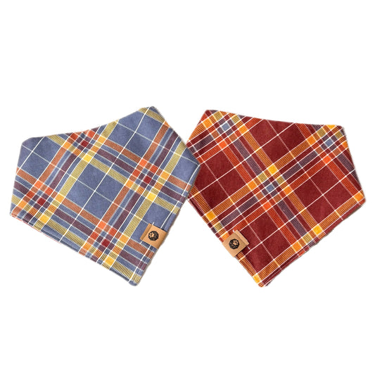 Cozy Flannel Reversible Bandana