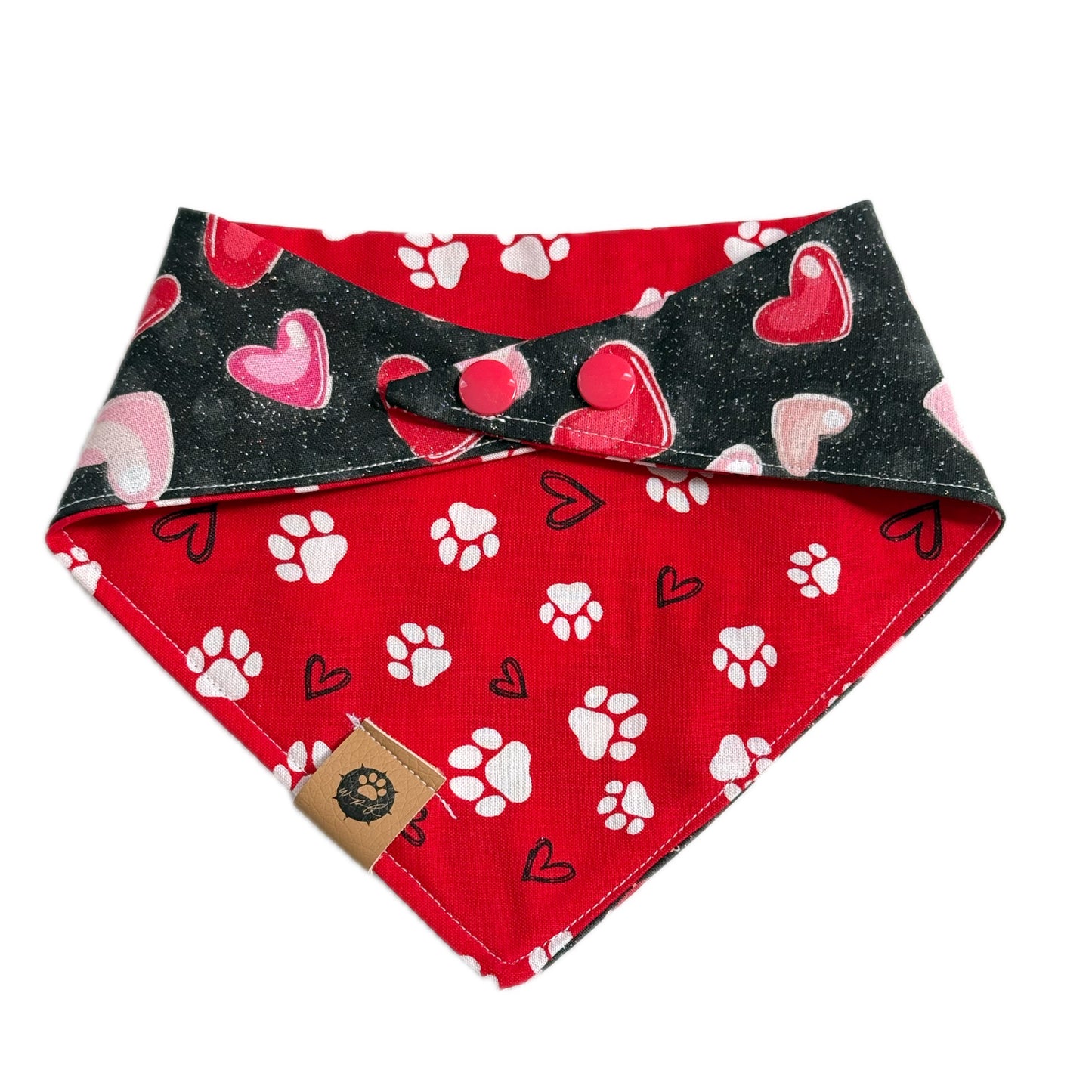 Puppy Love Reversible Collab Bandana