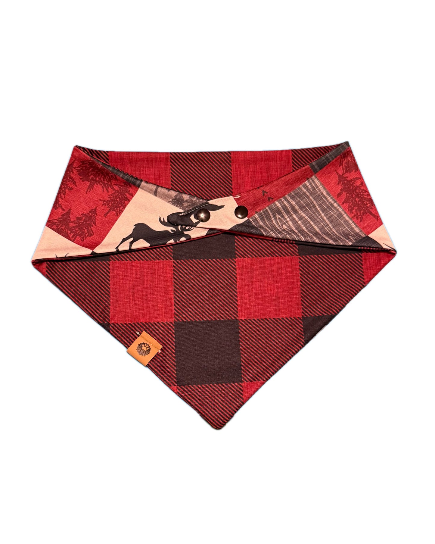 Lumberjack Patchwork Reversible Adventure Proof Style Bandana