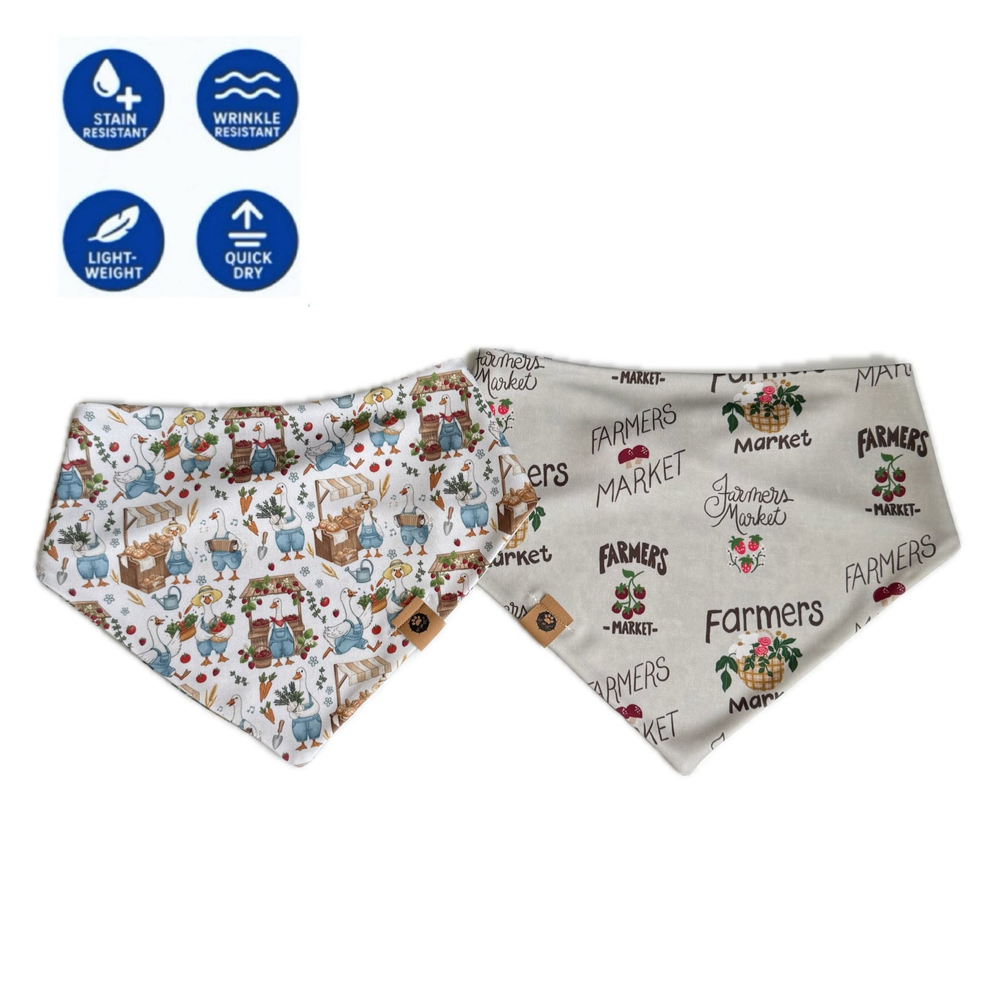 Market Geese Wander Proof Bandana
