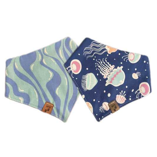 Big Blue Reversible Bandana