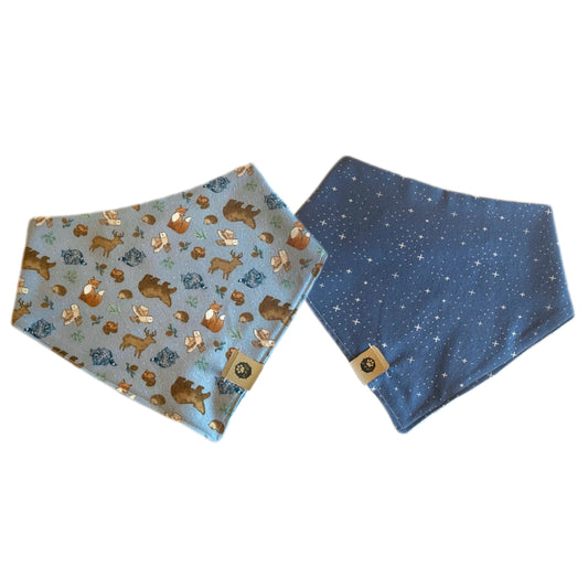 Nightlife Reversible Snap On Pet Bandana