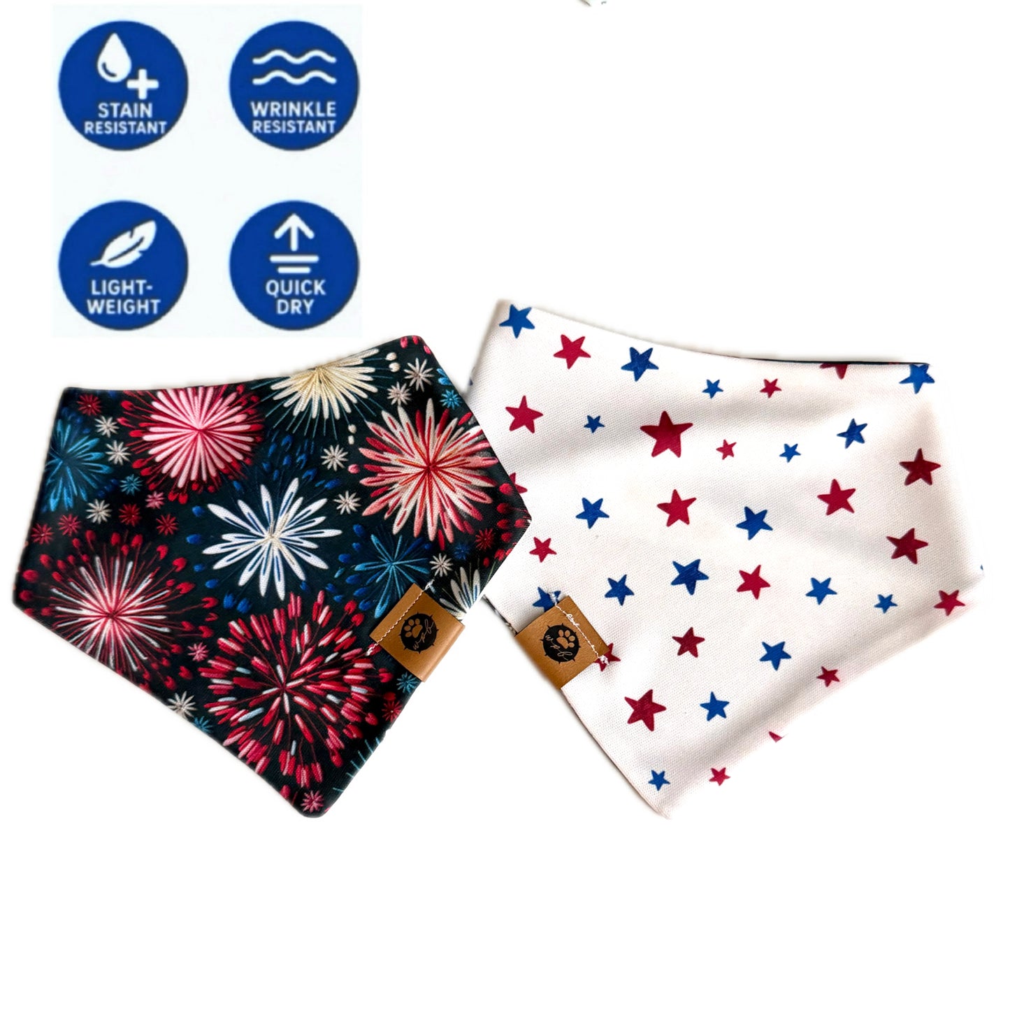 Night Fireworks Wander Proof Bandana