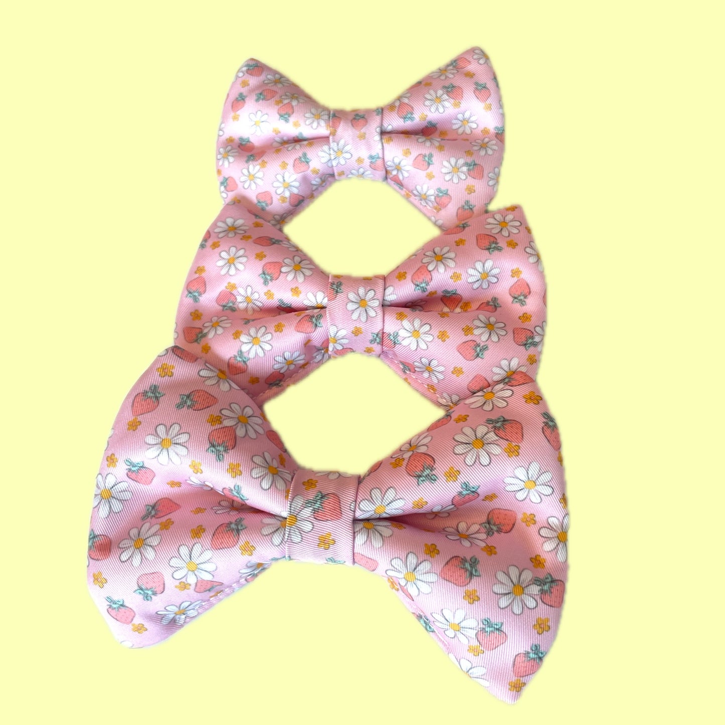 Strawberry Sunshine Bow Tie