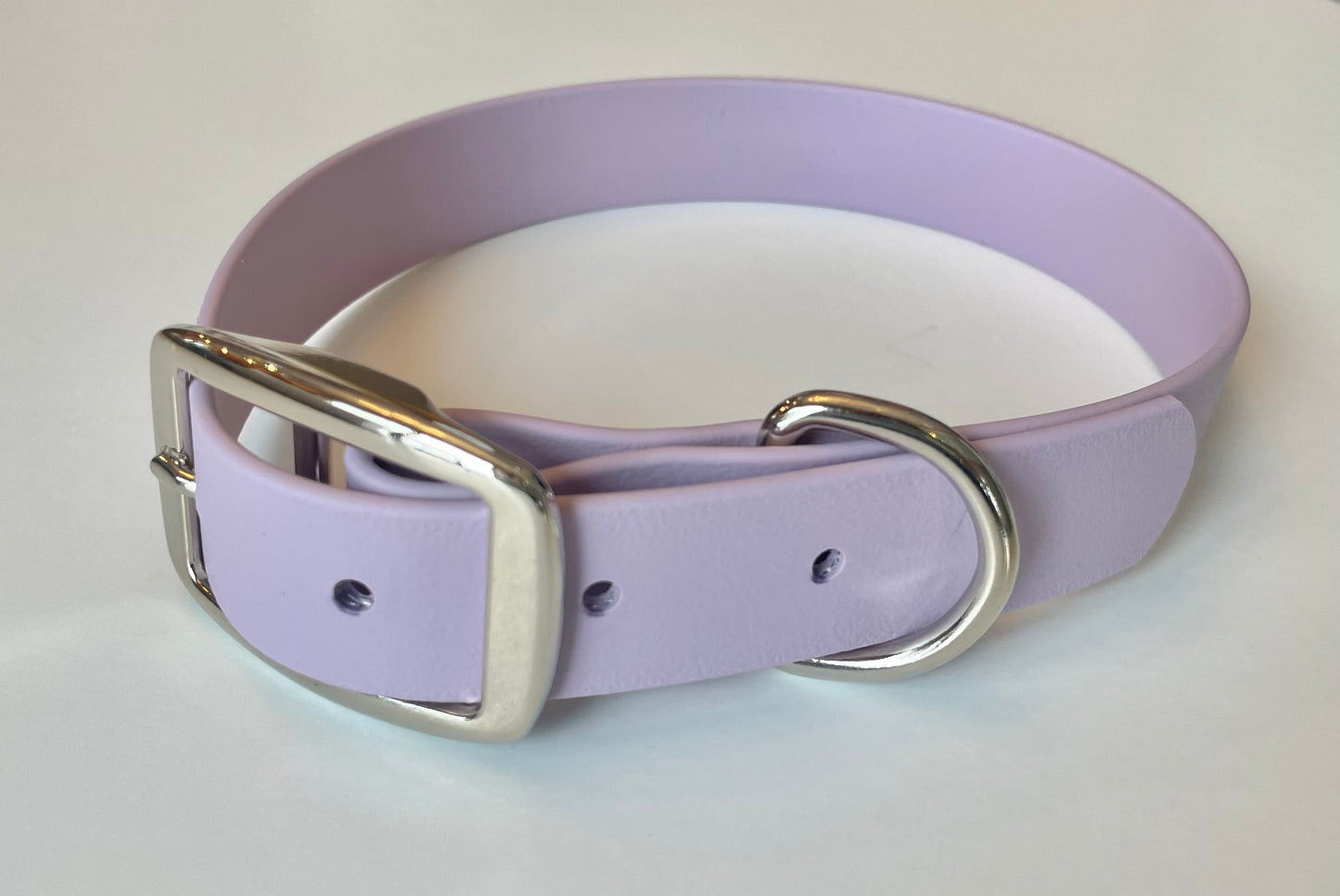 Lavender Biothane Dog Collar