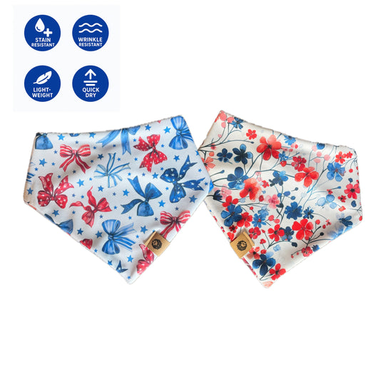 Red White + Beautiful Reversible Adventure Bandana