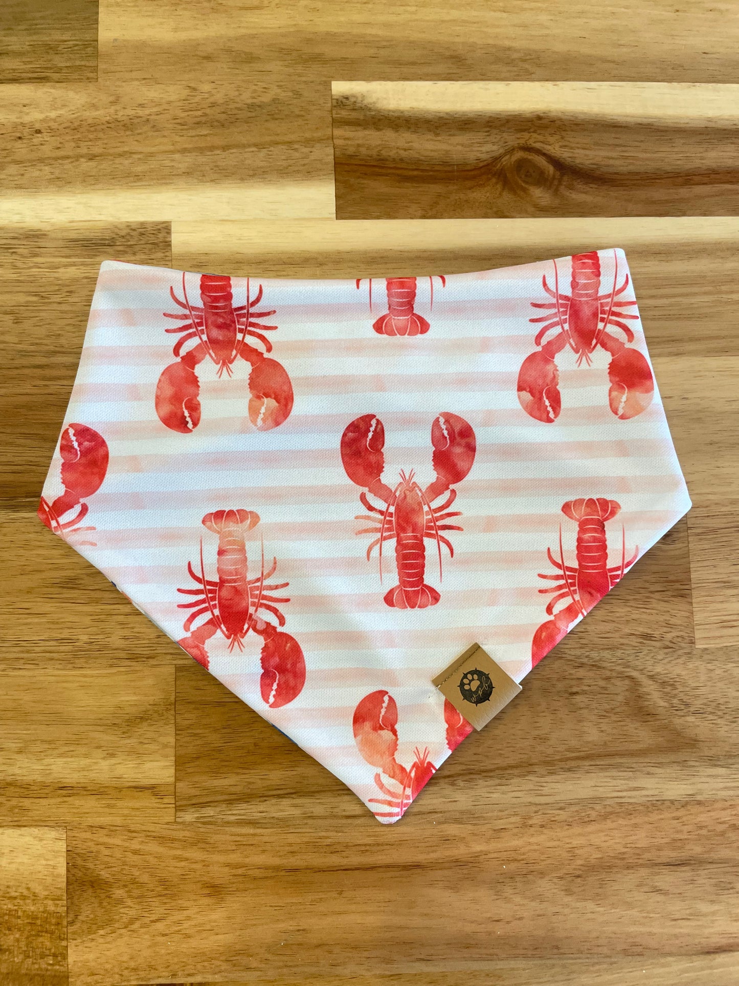 Lobster Stripes Reversible Adventure Bandana