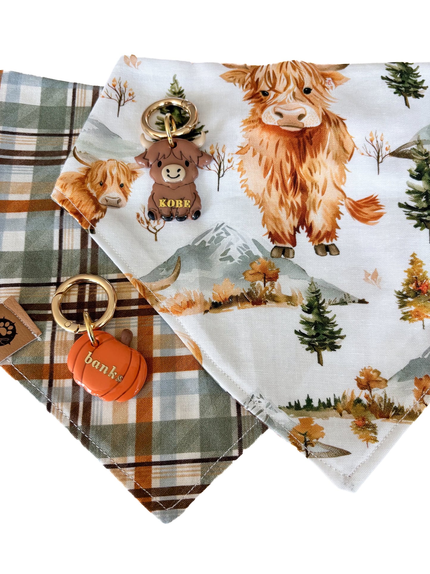 Fluffy & Fall Cotton Bandana