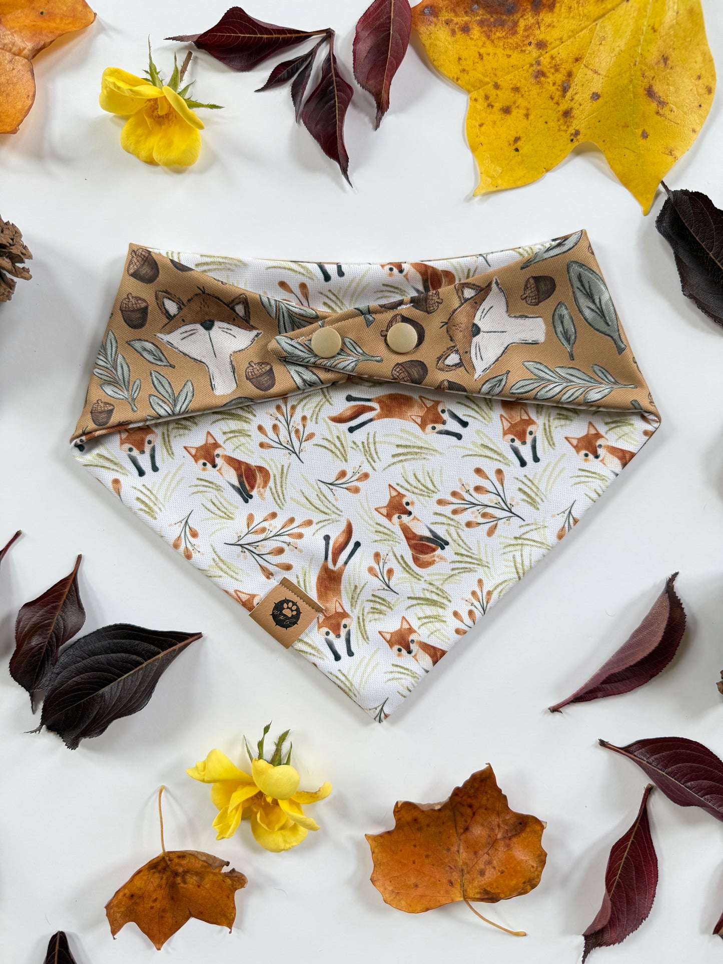 Foxy Friends Reversible Adventure Proof Bandana