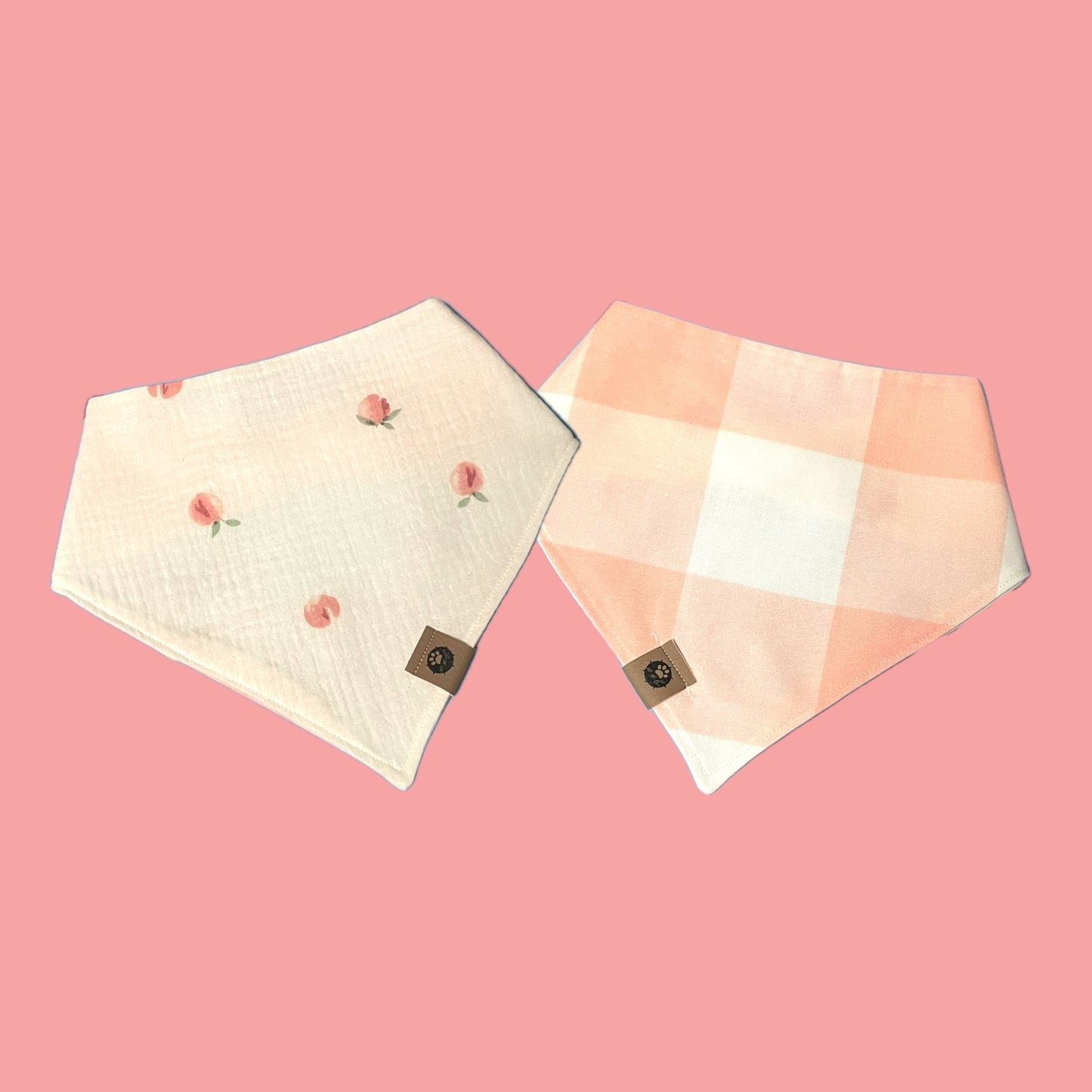 Peaches Reversible Delicate Bandana