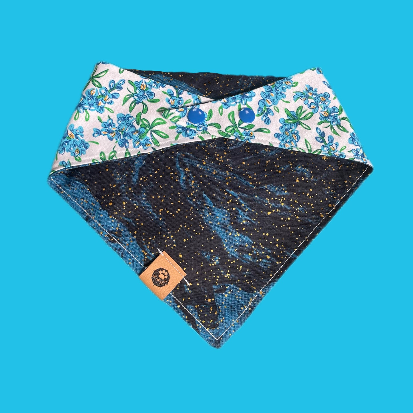 Blue Bonnets Reversible Bandana