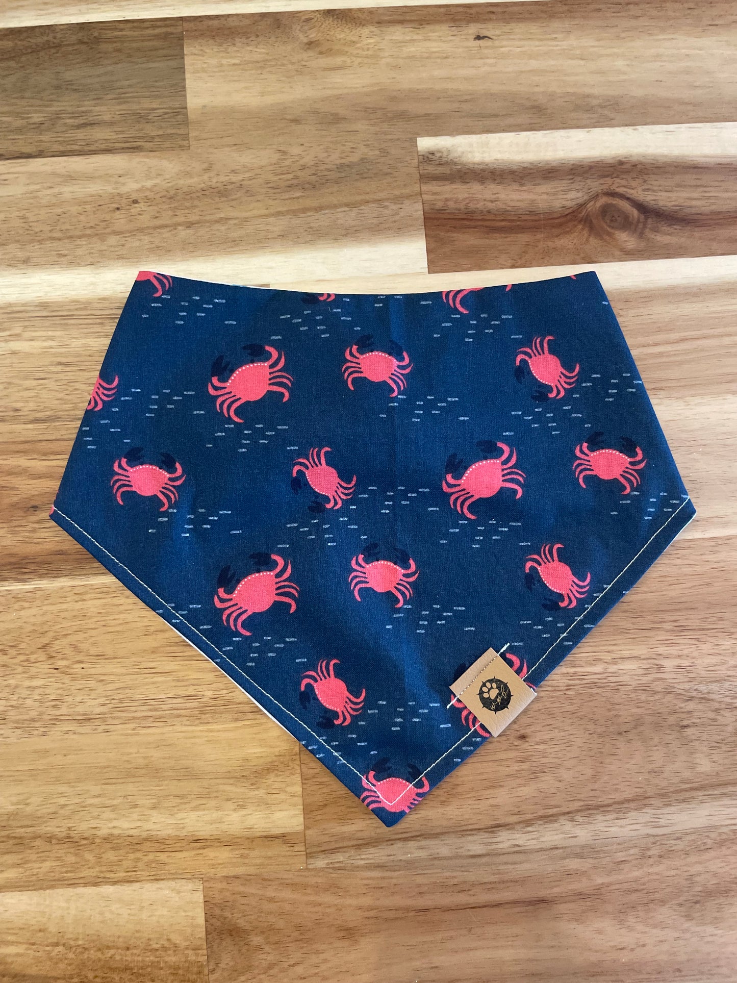 Crabs and Shells Reversible Bandana