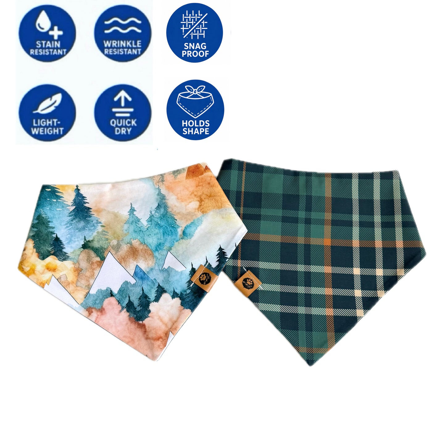 Fall Peaks Reversible Wanderproof  Rugged Bandana