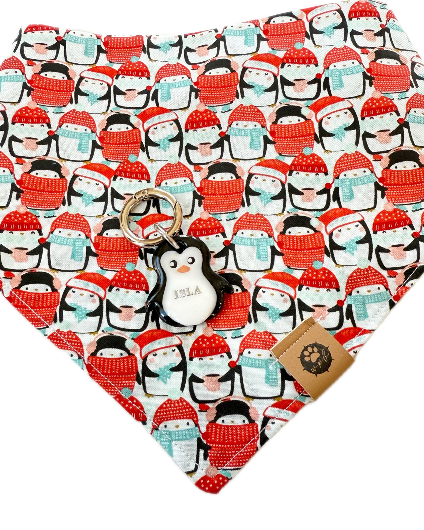 Penguin and Polar Bear Reversible Bandana