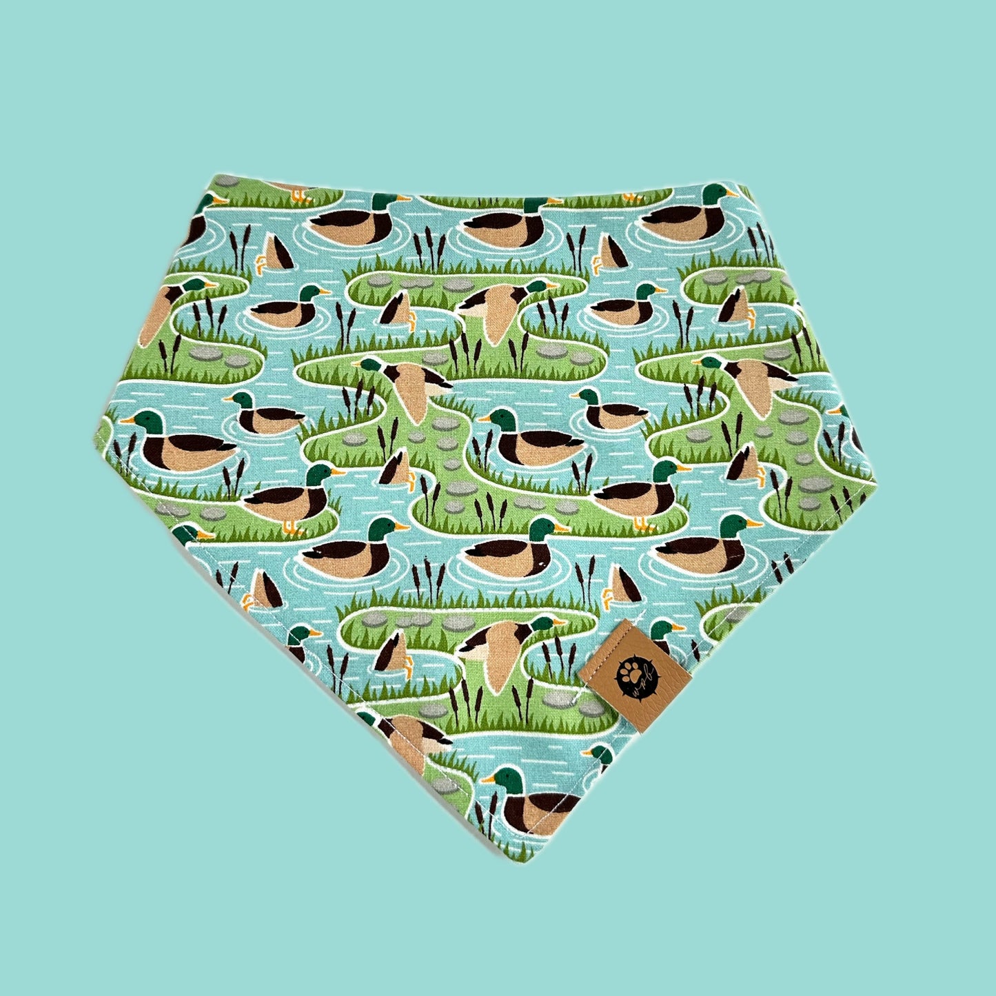 Spring Pond Reversible Bandana