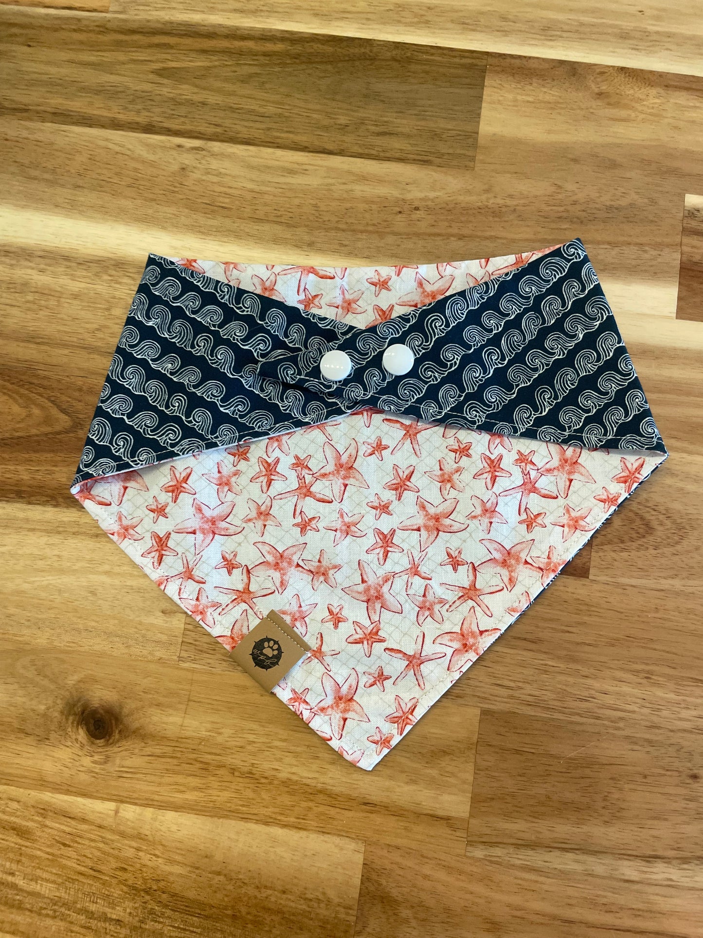 Ocean Stars Reversible Bandana