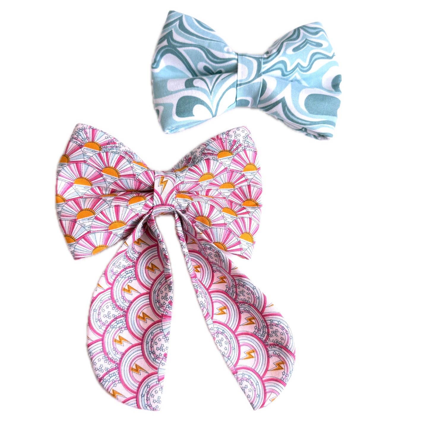 Ocean Swirl Bow Tie