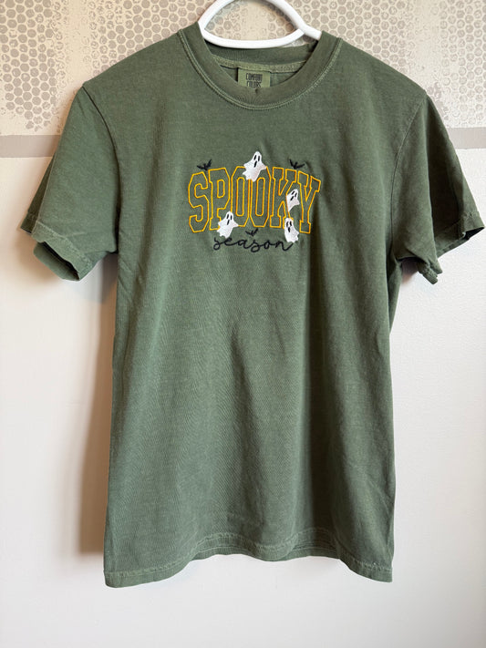 Spooky Season Embroidered T-Shirt