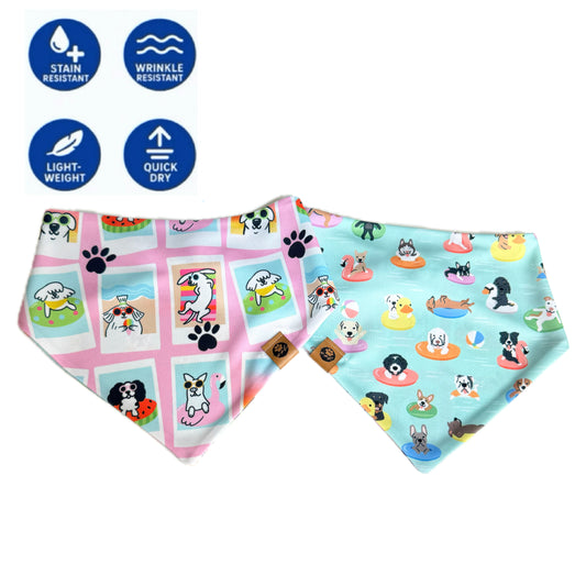 Poolside Pups Wander Proof Bandana