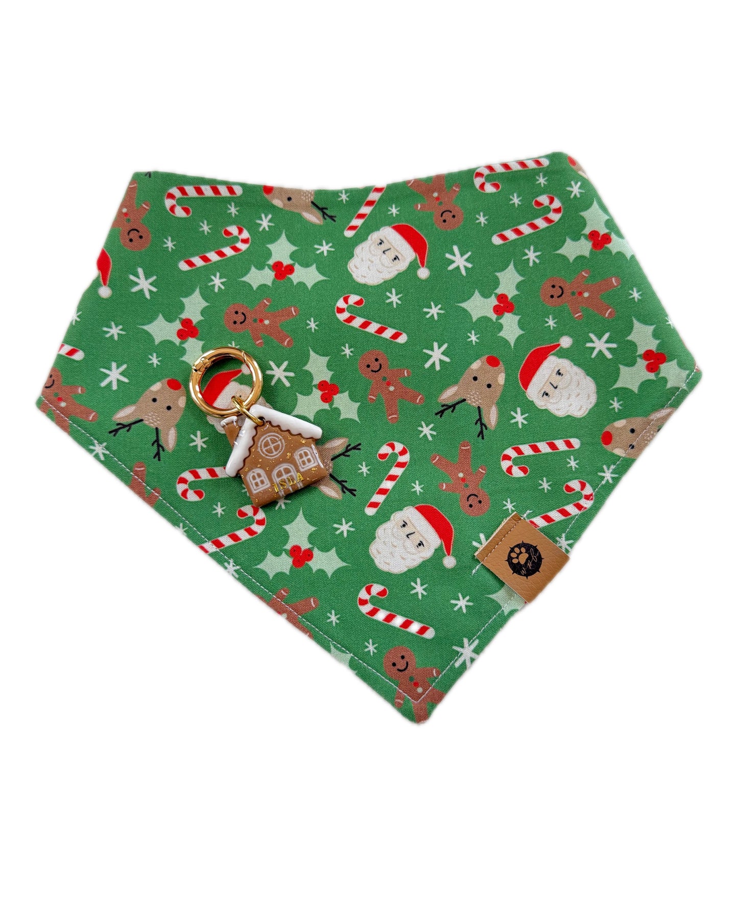 Naughty Or Nice Reversible Custom Bandana