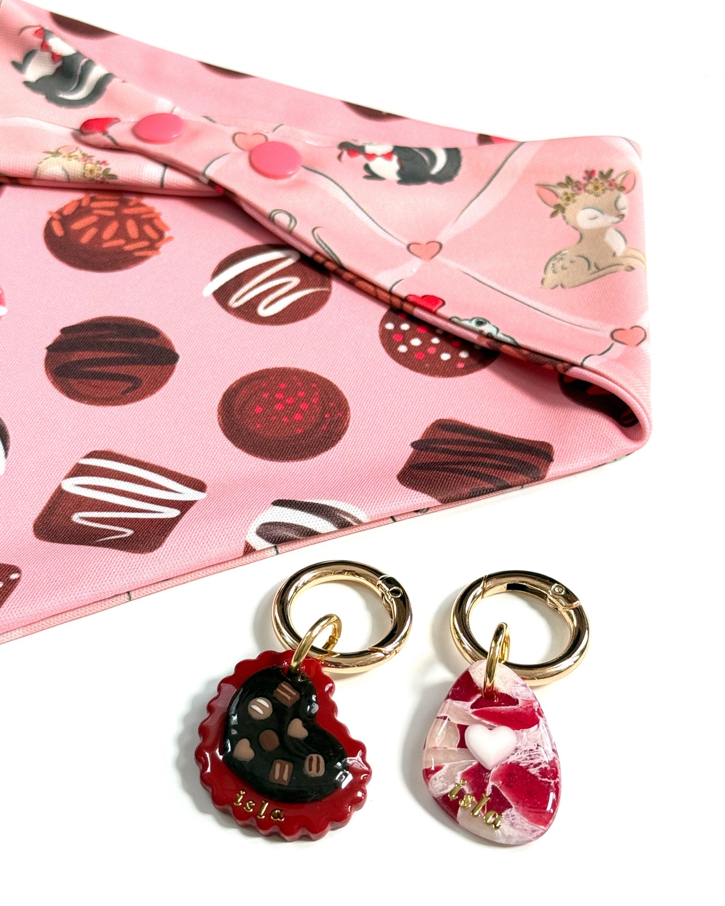 Critters and Chocolates Collab Reversible Wander Proof Bandana