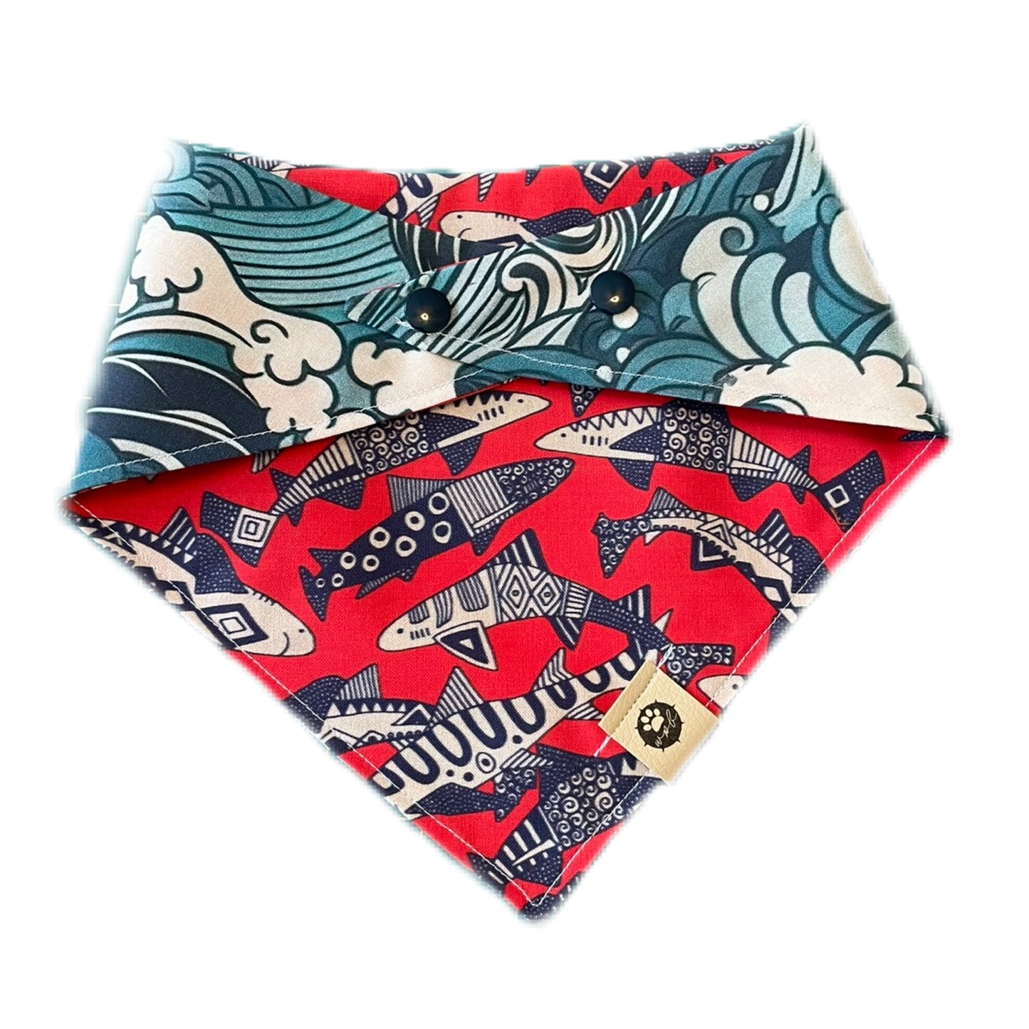 Surf & Snap Reversible Bandana