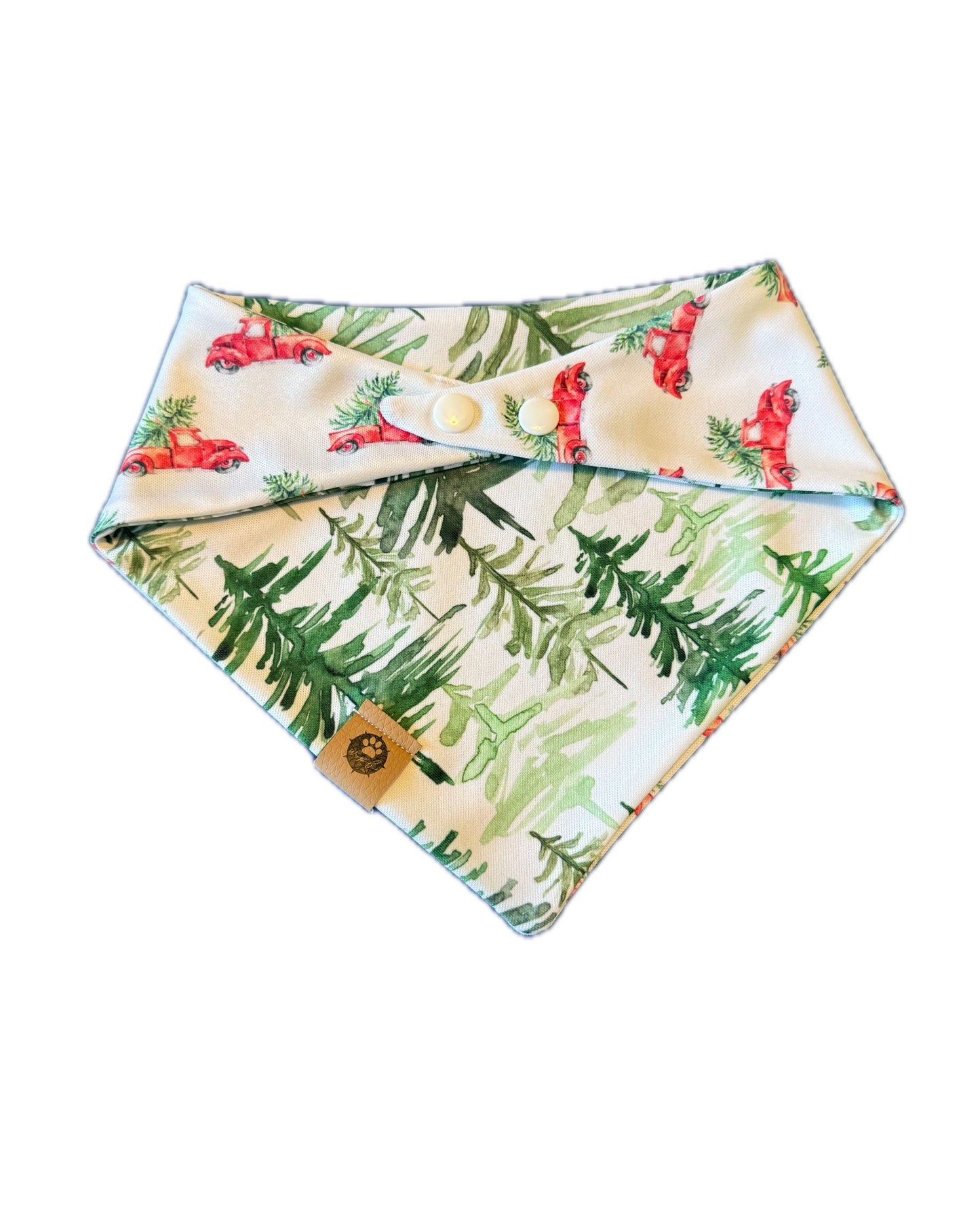 Christmas Trucks Reversible Adventure Proof Bandana