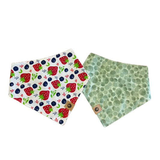 Berry Picnic Reversible Bandana
