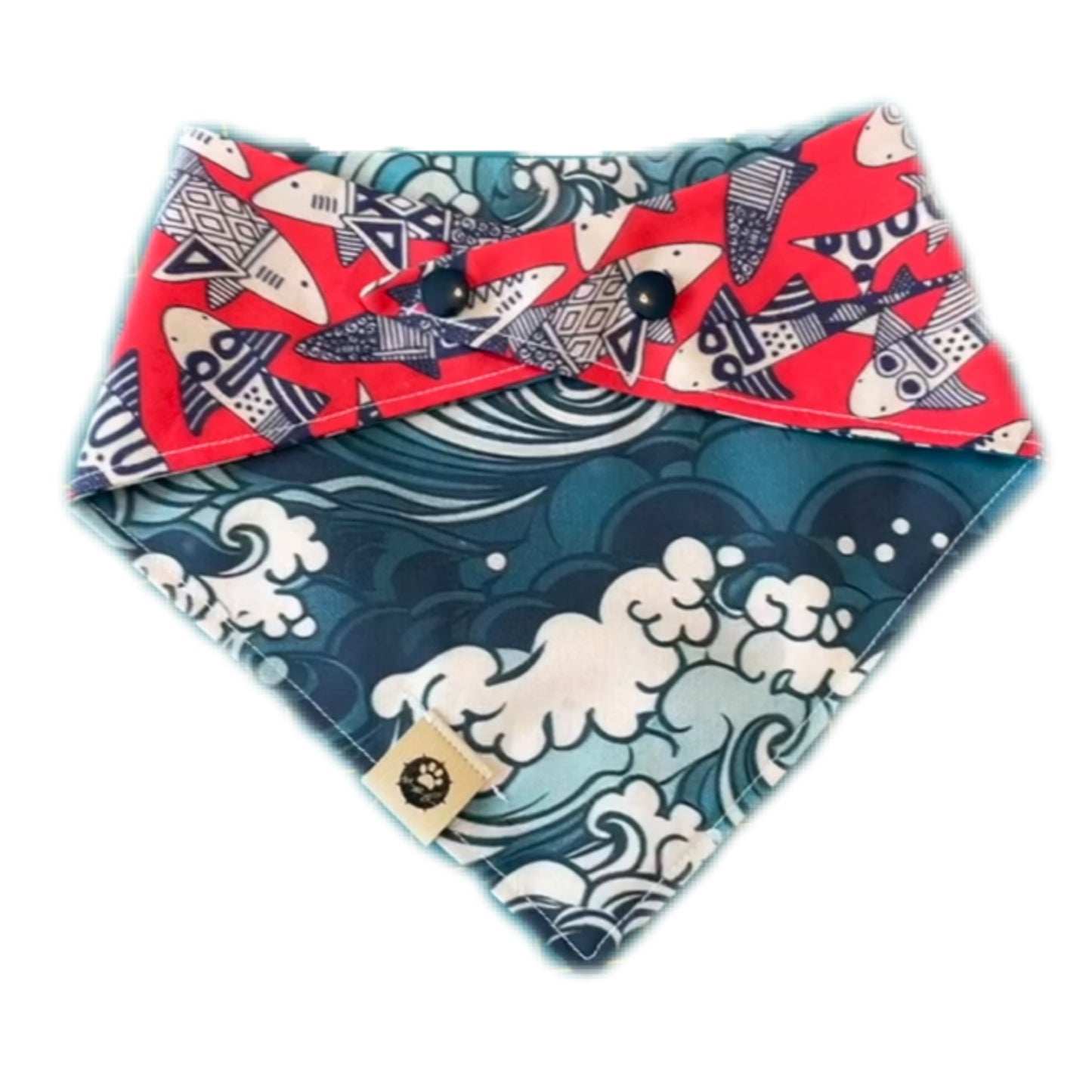 Surf & Snap Reversible Bandana