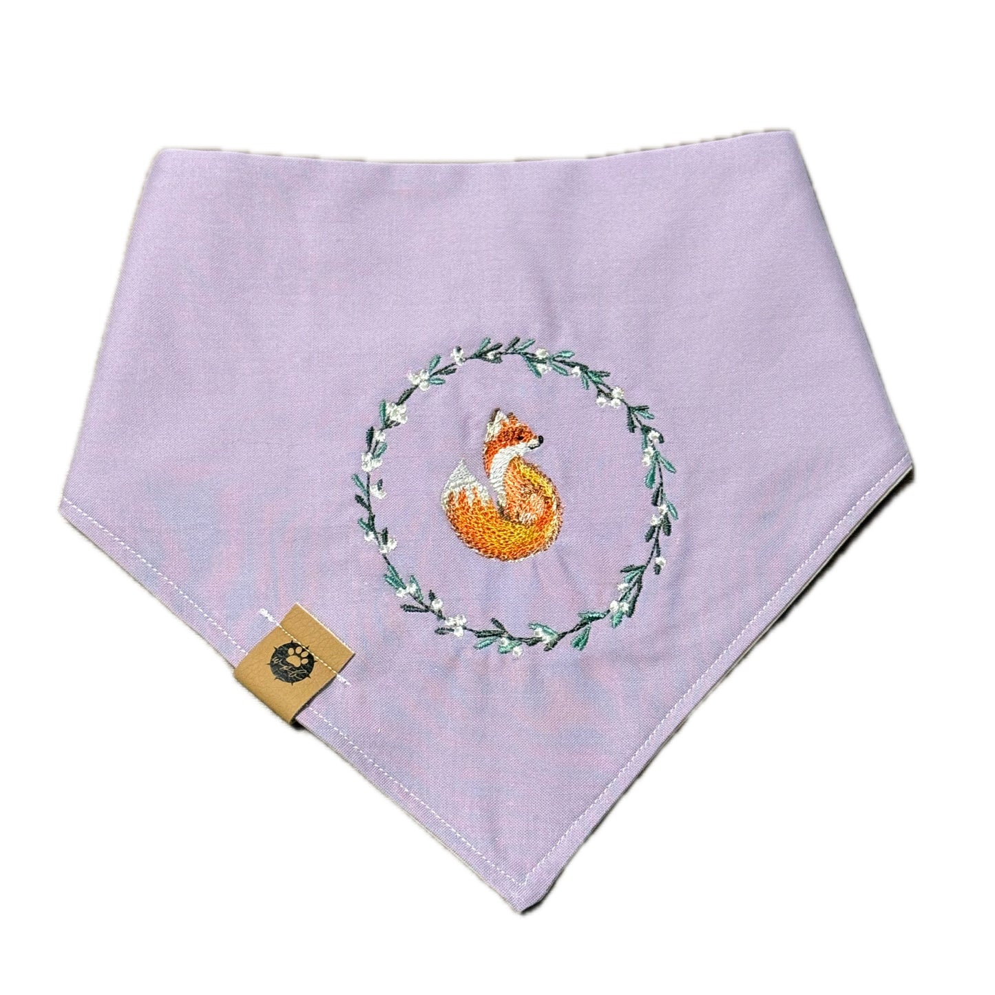 Spring Critter Custom Embroidered Bandana (read description)